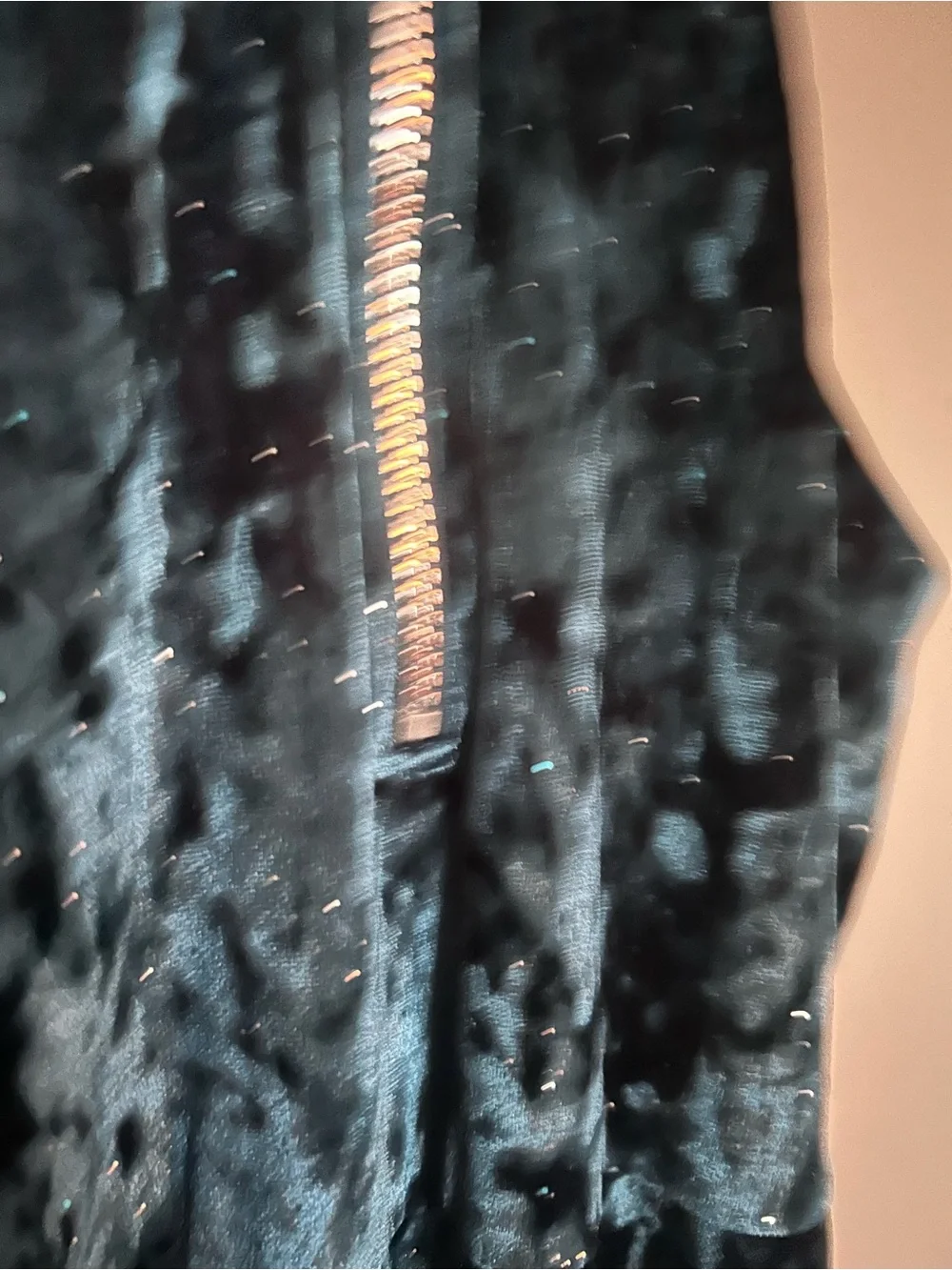 5 for $20! Velvet Halter Skater Dress in Deep Teal